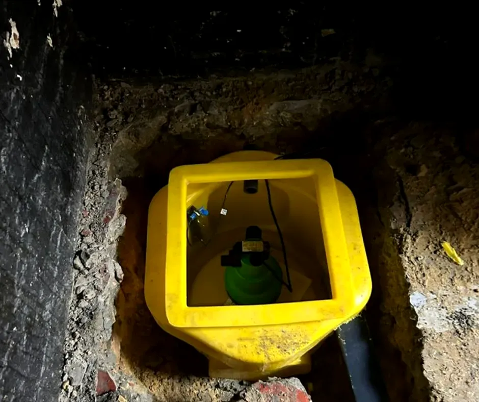 Basement Waterproofing with Sump Pump Installation – Scranton, PA