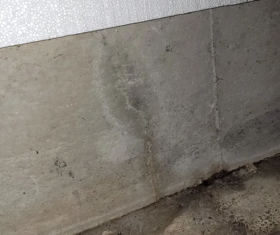 Foundation Seams Sealed with Waterproofing Tape in Scranton, PA