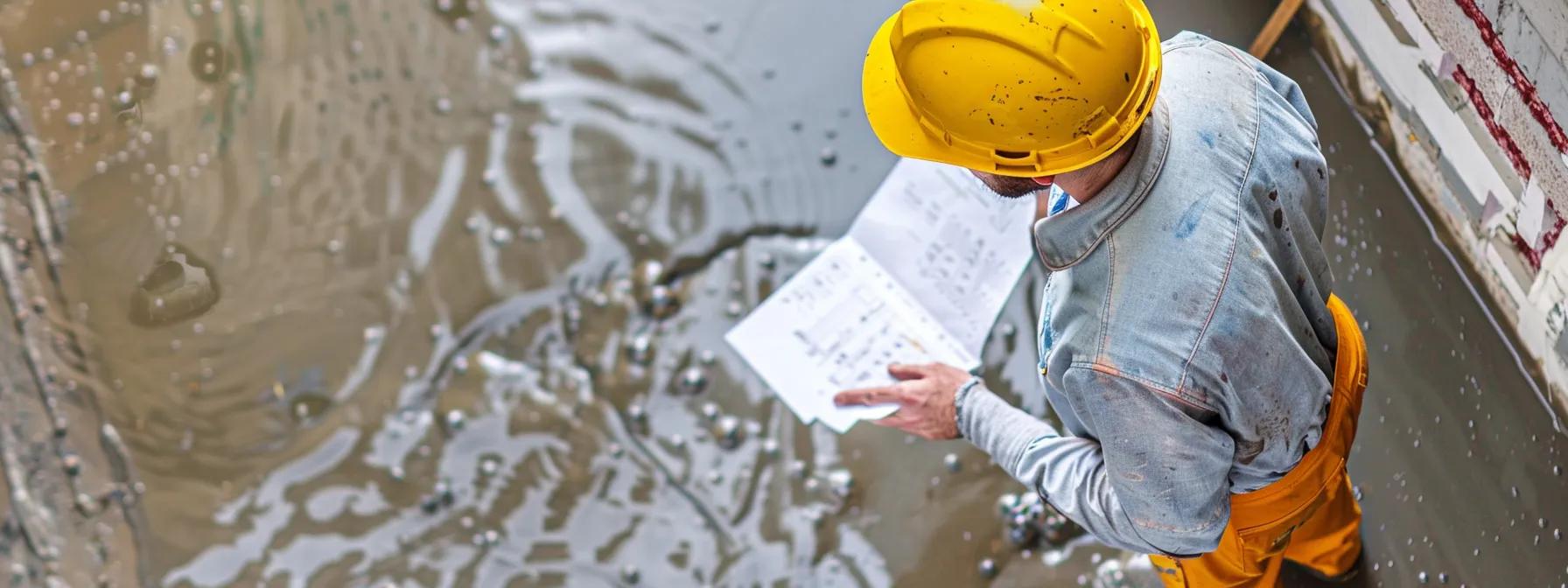 Professional waterproofing contractor assessing property in Scranton for water damage prevention.