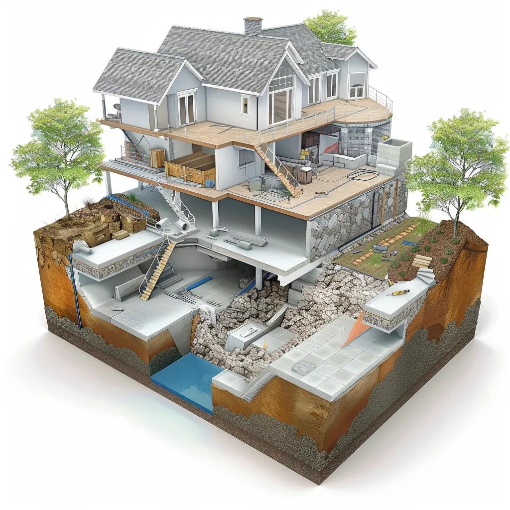 Comparison of interior drainage and exterior excavation waterproofing methods